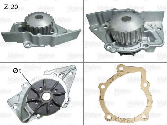 VALEO 506117 Водяной насос для CITROËN RELAY (CитроËн Рэлаъ) VALEO 506117 Водяной насос для CITROËN RELAY (CитроËн Рэлаъ)
