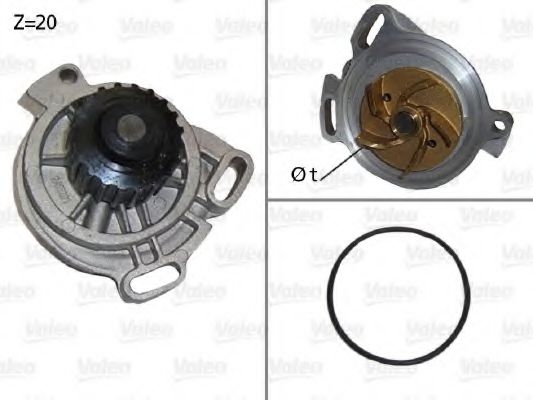 VALEO 506130 Водяной насос 
