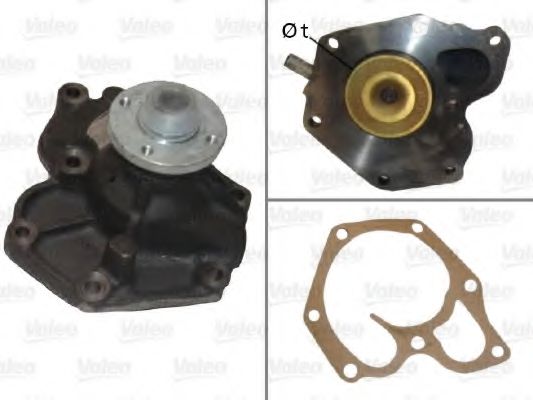 VALEO 506166 Водяной насос 