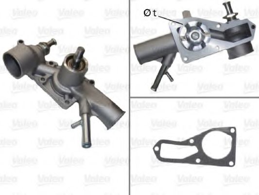 VALEO 506273 Водяной насос 