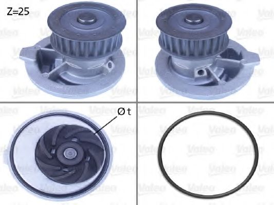 VALEO 506310 Водяной насос для OPEL OMEGA A (Опель Омэга а) VALEO 506310 Водяной насос для OPEL OMEGA A (Опель Омэга а)