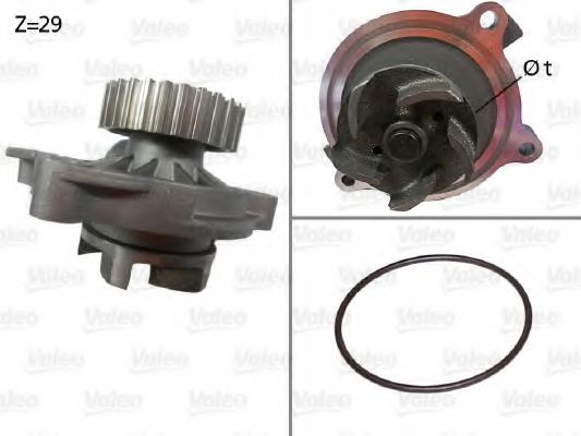 VALEO 506336 Водяной насос для AUDI A6 (Ауди А6) VALEO 506336 Водяной насос для AUDI A6 (Ауди А6)