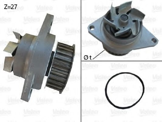 VALEO 506385 Водяной насос для SKODA FELICIA II (Шкода Фелиция 2) VALEO 506385 Водяной насос для SKODA FELICIA II (Шкода Фелиция 2)
