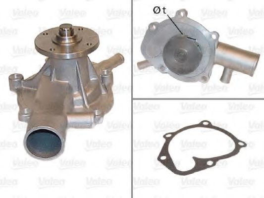 VALEO 506412 Водяной насос 