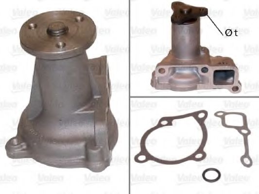 VALEO 506424 Водяной насос для MAZDA (Мазда) VALEO 506424 Водяной насос для MAZDA (Мазда)
