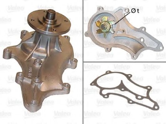 VALEO 506468 Водяной насос для TOYOTA CELICA (Тойота/тоета Cэлиcа) VALEO 506468 Водяной насос для TOYOTA CELICA (Тойота/тоета Cэлиcа)