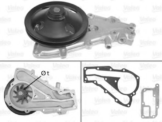 VALEO 506486 Водяной насос 