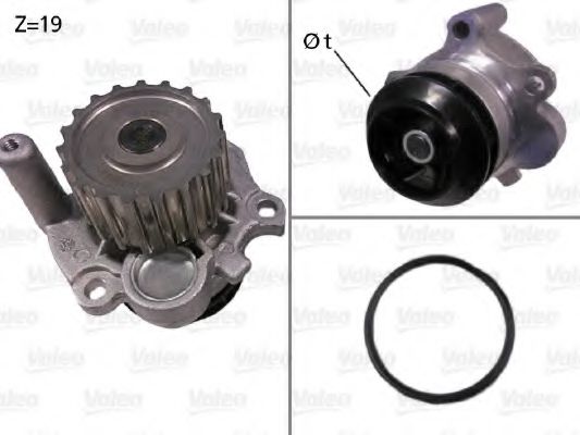 VALEO 506533 Водяной насос для SEAT IBIZA III (Сеат Ибица 3) VALEO 506533 Водяной насос для SEAT IBIZA III (Сеат Ибица 3)