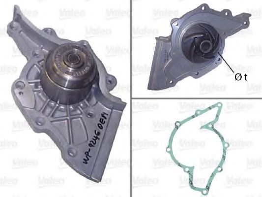 VALEO 506602 Водяной насос для AUDI A6 (Ауди А6) VALEO 506602 Водяной насос для AUDI A6 (Ауди А6)