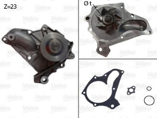 VALEO 506624 Водяной насос для TOYOTA AVENSIS (Тойота/тоета Авенсис) VALEO 506624 Водяной насос для TOYOTA AVENSIS (Тойота/тоета Авенсис)