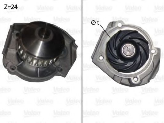 VALEO 506640 Водяной насос для FIAT SIENA (Фиат Сиэна) VALEO 506640 Водяной насос для FIAT SIENA (Фиат Сиэна)