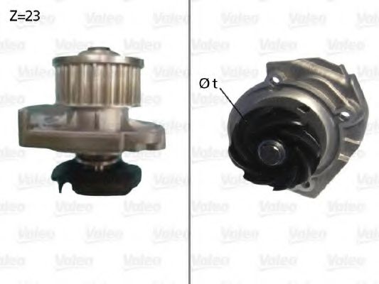 VALEO 506686 Водяной насос для FIAT SIENA (Фиат Сиэна) VALEO 506686 Водяной насос для FIAT SIENA (Фиат Сиэна)