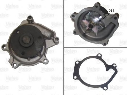 VALEO 506707 Водяной насос для TOYOTA YARIS/VITZ (Тойота/тоета Ярис/vитз) VALEO 506707 Водяной насос для TOYOTA YARIS/VITZ (Тойота/тоета Ярис/vитз)