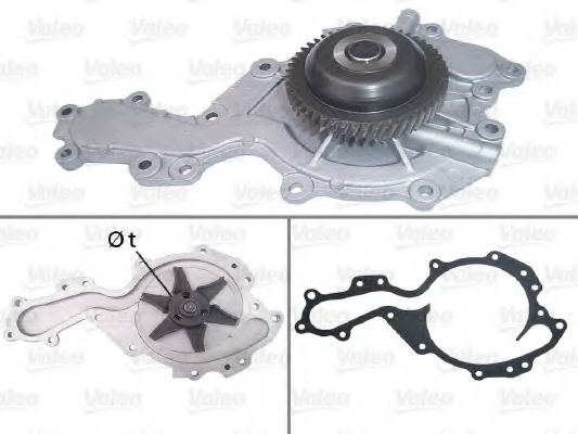 VALEO 506728 Водяной насос 