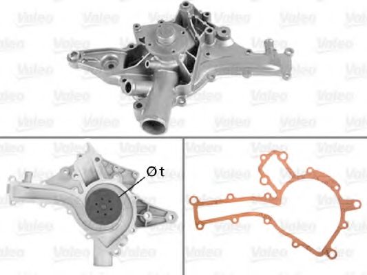VALEO 506787 Водяной насос для MERCEDES-BENZ CLK (Мэрcэдэс-бэнз Слк) VALEO 506787 Водяной насос для MERCEDES-BENZ CLK (Мэрcэдэс-бэнз Слк)