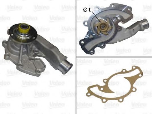 VALEO 506829 Водяной насос для LAND ROVER DEFENDER (Ленд ровер/лэнд ровер Дэфэндэр) VALEO 506829 Водяной насос для LAND ROVER DEFENDER (Ленд ровер/лэнд ровер Дэфэндэр)