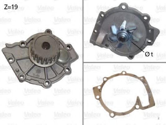 VALEO 506854 Водяной насос для VOLVO V70 III (Вольво V70 3) VALEO 506854 Водяной насос для VOLVO V70 III (Вольво V70 3)