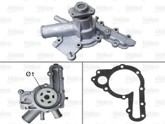 VALEO 506861 Водяной насос для ALFA-ROMEO (Алфа-ромэо) VALEO 506861 Водяной насос для ALFA-ROMEO (Алфа-ромэо)