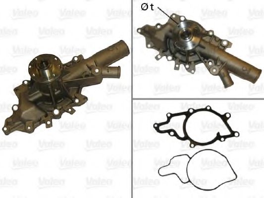 VALEO 506875 Водяной насос для MERCEDES-BENZ SPRINTER 4-T (Мэрcэдэс-бэнз Спринтэр 4-т) VALEO 506875 Водяной насос для MERCEDES-BENZ SPRINTER 4-T (Мэрcэдэс-бэнз Спринтэр 4-т)