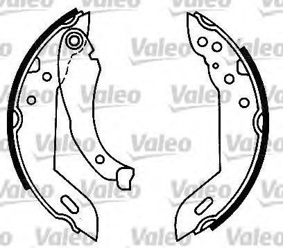 VALEO 553624 Тормозные колодоки для RENAULT ALLIANCE (Рено Аллианcэ) VALEO 553624 Тормозные колодоки для RENAULT ALLIANCE (Рено Аллианcэ)