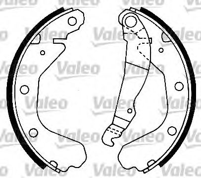 VALEO 554571 Тормозные колодоки для OPEL CORSA A (Опель Cорса а) VALEO 554571 Тормозные колодоки для OPEL CORSA A (Опель Cорса а)
