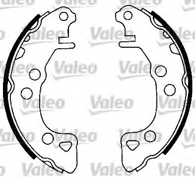 VALEO 553714 Тормозные колодоки для CITROËN CHANSON (CитроËн Чансон) VALEO 553714 Тормозные колодоки для CITROËN CHANSON (CитроËн Чансон)