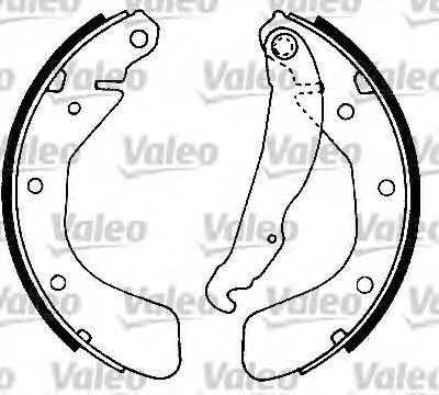 VALEO 553721 Тормозные колодоки для OPEL CORSA A (Опель Cорса а) VALEO 553721 Тормозные колодоки для OPEL CORSA A (Опель Cорса а)