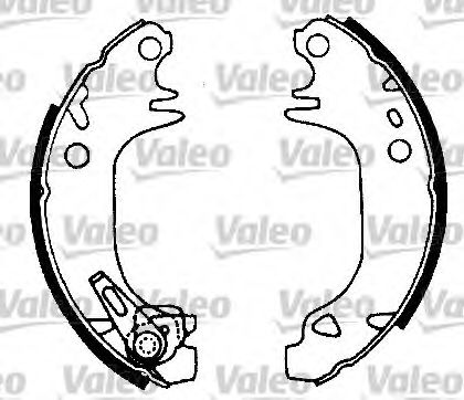 VALEO 553709 Тормозные колодоки для CITROËN CHANSON (CитроËн Чансон) VALEO 553709 Тормозные колодоки для CITROËN CHANSON (CитроËн Чансон)