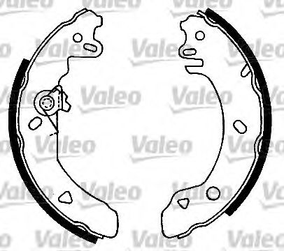 VALEO 553691 Тормозные колодоки для FORD FIESTA (Форд Фиэста) VALEO 553691 Тормозные колодоки для FORD FIESTA (Форд Фиэста)