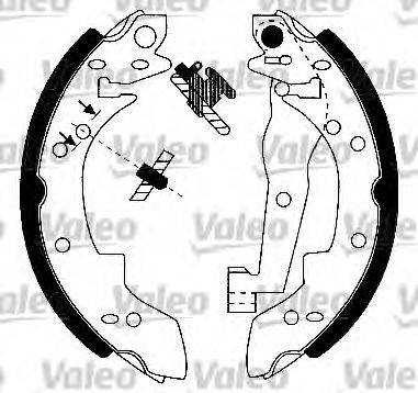 VALEO 554677 Тормозные колодоки для RENAULT SAFRANE (Рено Сафранэ) VALEO 554677 Тормозные колодоки для RENAULT SAFRANE (Рено Сафранэ)