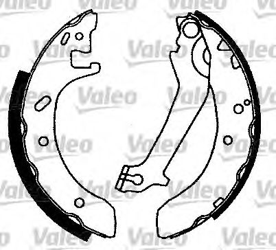VALEO 562580 Тормозные колодоки для FORD MONDEO (Форд Мондэо) VALEO 562580 Тормозные колодоки для FORD MONDEO (Форд Мондэо)