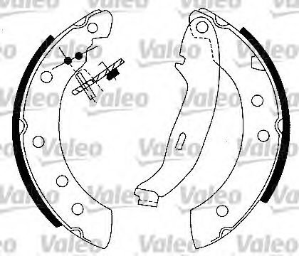 VALEO 553319 Тормозные колодоки для RENAULT TONDAR 90 I (Рено Тондар 90 и) VALEO 553319 Тормозные колодоки для RENAULT TONDAR 90 I (Рено Тондар 90 и)