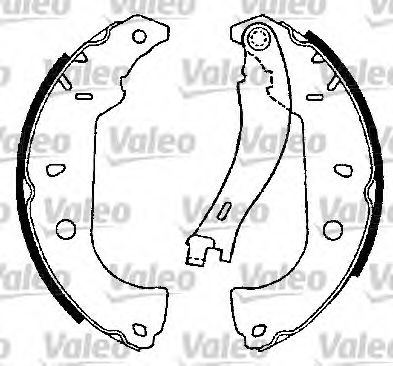 VALEO 553662 Тормозные колодоки для FIAT TEMPRA (Фиат Тэмпра) VALEO 553662 Тормозные колодоки для FIAT TEMPRA (Фиат Тэмпра)