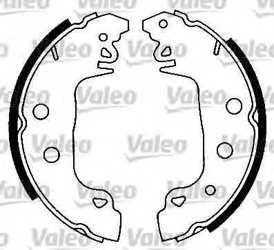 VALEO 562980 Тормозные колодоки для PEUGEOT 305 II (Пежо 305 2) VALEO 562980 Тормозные колодоки для PEUGEOT 305 II (Пежо 305 2)