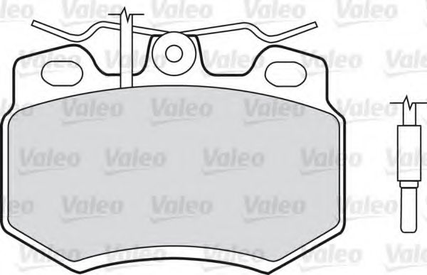 VALEO 598176 Тормозные колодки для PEUGEOT 205 II (Пежо 205 2) VALEO 598176 Тормозные колодки для PEUGEOT 205 II (Пежо 205 2)