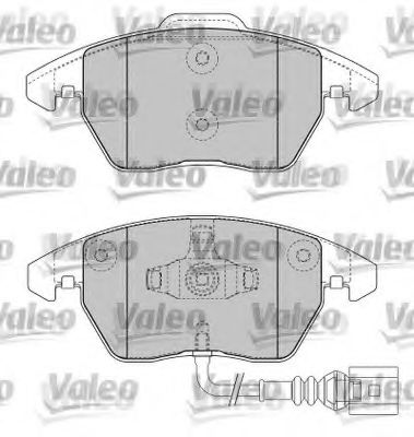 VALEO 598635 Тормозные колодки для SEAT ALTEA (Сеат Алтэа) VALEO 598635 Тормозные колодки для SEAT ALTEA (Сеат Алтэа)