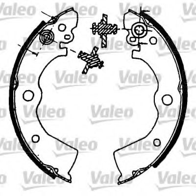 VALEO 562577 Тормозные колодоки для NISSAN 100 NX (Ниссан 100 нx) VALEO 562577 Тормозные колодоки для NISSAN 100 NX (Ниссан 100 нx)