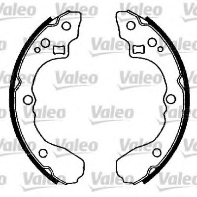 VALEO 562754 Тормозные колодоки для KIA MENTOR (Киа Мэнтор) VALEO 562754 Тормозные колодоки для KIA MENTOR (Киа Мэнтор)