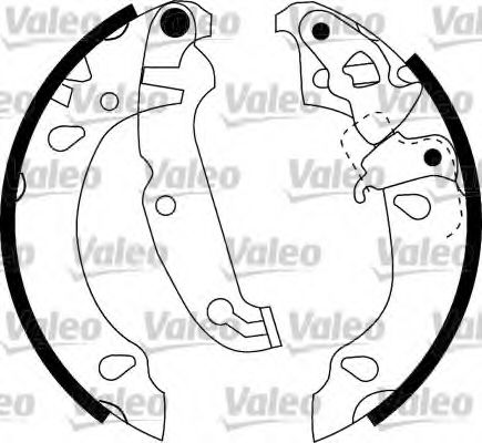 VALEO 554826 Тормозные колодоки для FORD KA (Форд Ка) VALEO 554826 Тормозные колодоки для FORD KA (Форд Ка)