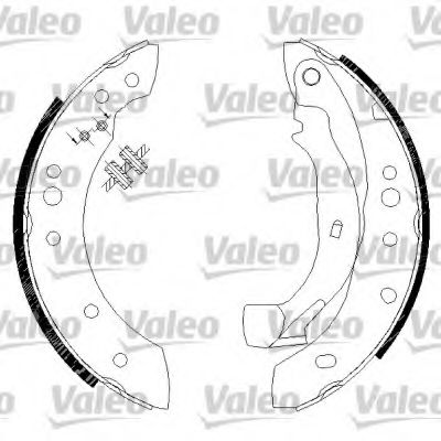 VALEO 562810 Тормозные колодоки для DACIA SANDERO (Дача Сандэро) VALEO 562810 Тормозные колодоки для DACIA SANDERO (Дача Сандэро)