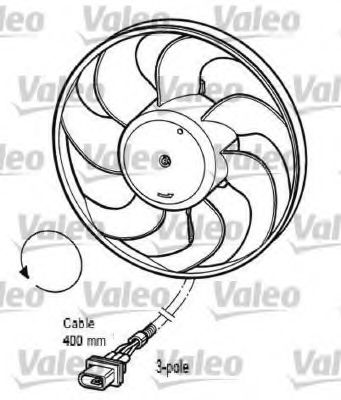 VALEO 696033 Вентилятор, охлаждение двигателя для AUDI TT (Ауди Тт) VALEO 696033 Вентилятор, охлаждение двигателя для AUDI TT (Ауди Тт)