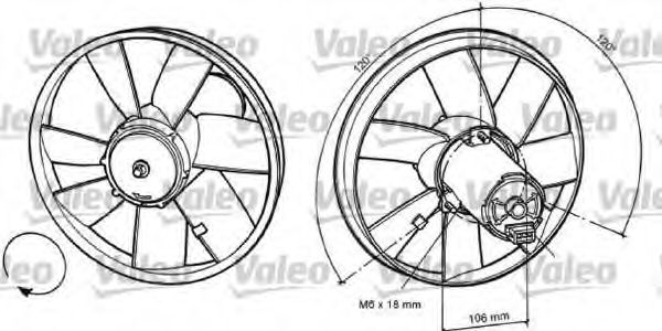 VALEO 696034 Вентилятор, охлаждение двигателя для AUDI 100 (Ауди 100) VALEO 696034 Вентилятор, охлаждение двигателя для AUDI 100 (Ауди 100)