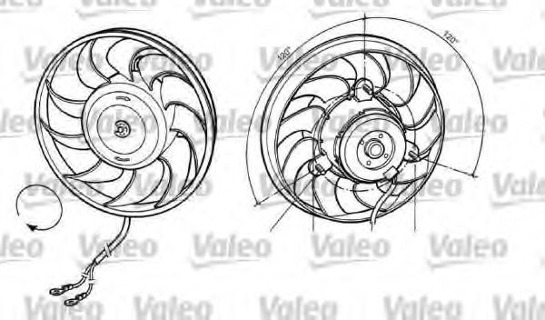 VALEO 696036 Вентилятор, охлаждение двигателя для AUDI 90 (Ауди 90) VALEO 696036 Вентилятор, охлаждение двигателя для AUDI 90 (Ауди 90)