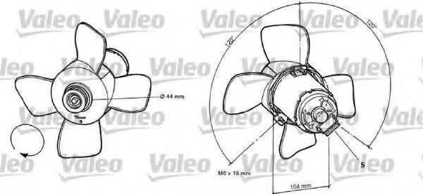 VALEO 696038 Вентилятор, охлаждение двигателя для AUDI 100 (Ауди 100) VALEO 696038 Вентилятор, охлаждение двигателя для AUDI 100 (Ауди 100)