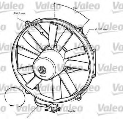 VALEO 696068 Вентилятор, охлаждение двигателя для MERCEDESBENZ (Мерседес бенц) VALEO 696068 Вентилятор, охлаждение двигателя для MERCEDESBENZ (Мерседес бенц)