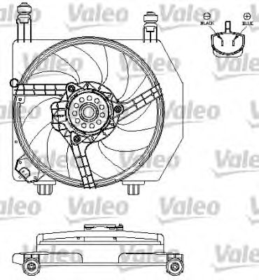 VALEO 696160 Вентилятор, охлаждение двигателя для FORD FIESTA (Форд Фиэста) VALEO 696160 Вентилятор, охлаждение двигателя для FORD FIESTA (Форд Фиэста)