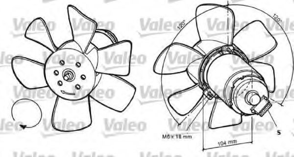 VALEO 698368 Вентилятор, охлаждение двигателя для AUDI 100 (Ауди 100) VALEO 698368 Вентилятор, охлаждение двигателя для AUDI 100 (Ауди 100)