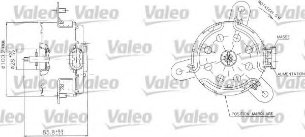 VALEO 698408 Электродвигатель, вентилятор радиатора для RENAULT KANGOO (Рено Кангу) VALEO 698408 Электродвигатель, вентилятор радиатора для RENAULT KANGOO (Рено Кангу)