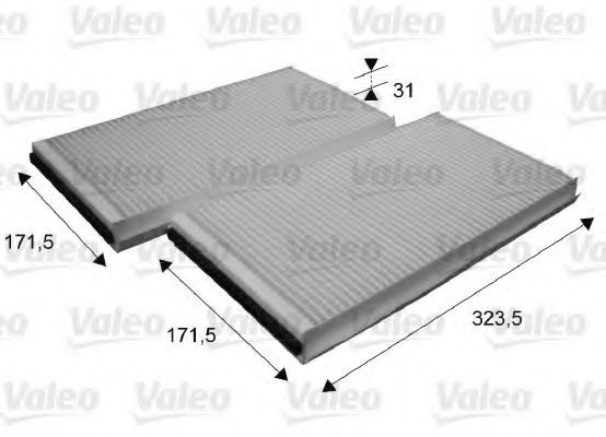 VALEO 698863 Фильтр, воздух во внутренном пространстве для BMW (Бмв) VALEO 698863 Фильтр, воздух во внутренном пространстве для BMW (Бмв)