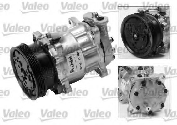 VALEO 699109 Компрессор, кондиционер для ROVER 25 (Ровер 25) VALEO 699109 Компрессор, кондиционер для ROVER 25 (Ровер 25)